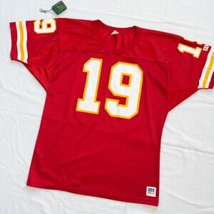Vintage 90's Kanas City Chiefs Wilson Jersey Joe Montana - L